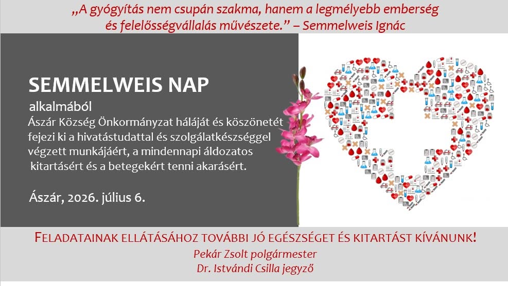Semmelweis napi üdvözlő kártya